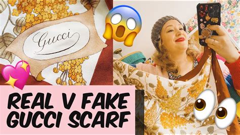 how do you know if gucci scarf is real